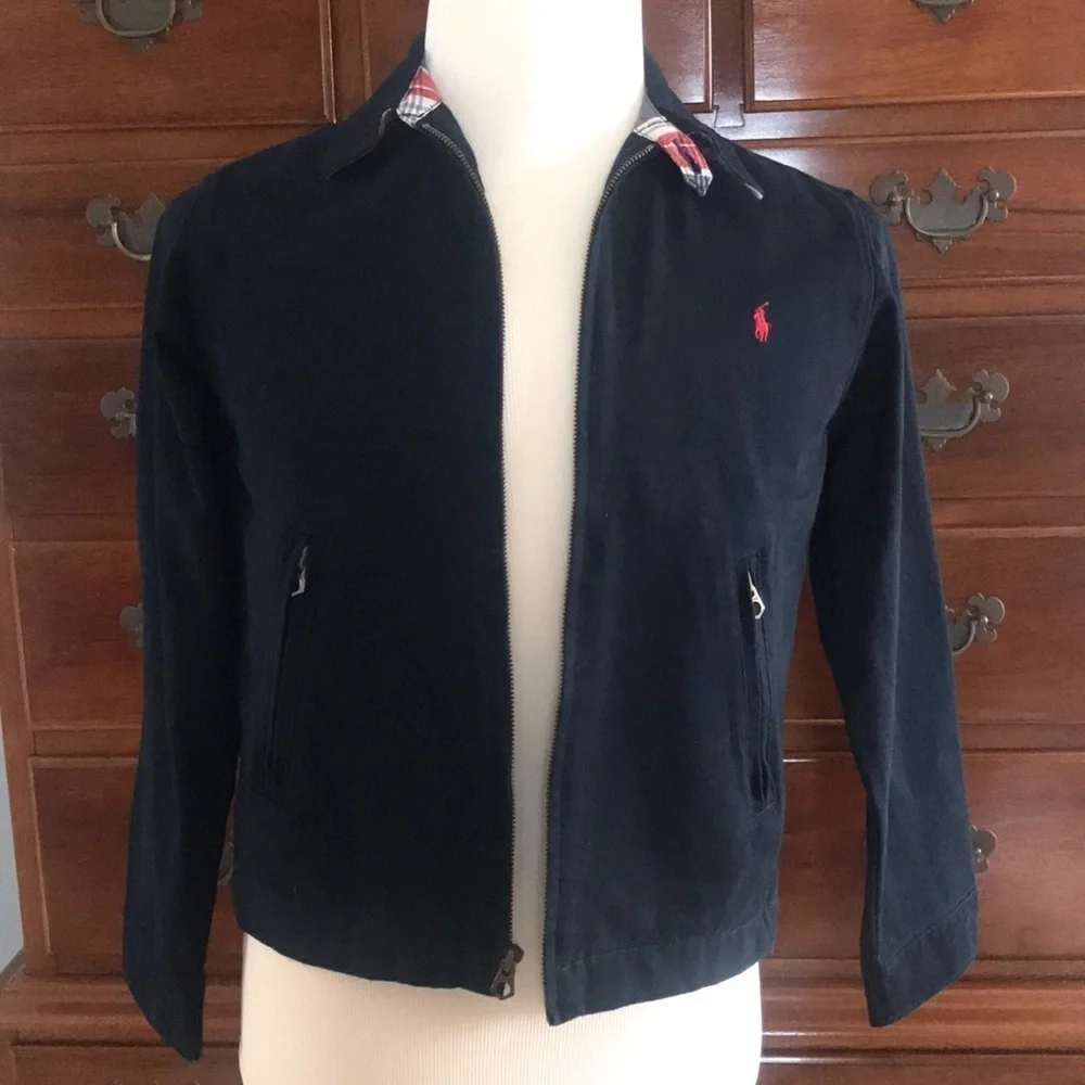 Polo by RL Boy’s Canvas Jacket Navy Sz 12/14